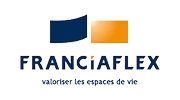 Logo du fabricant Franciaflex, stores et volets roulants