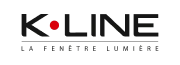Logo du fabricant K·LINE, menuiseries aluminium